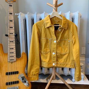 Zara Yellow Utility Jacket